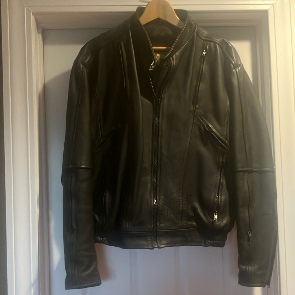 Force brand genuine leather jacket.